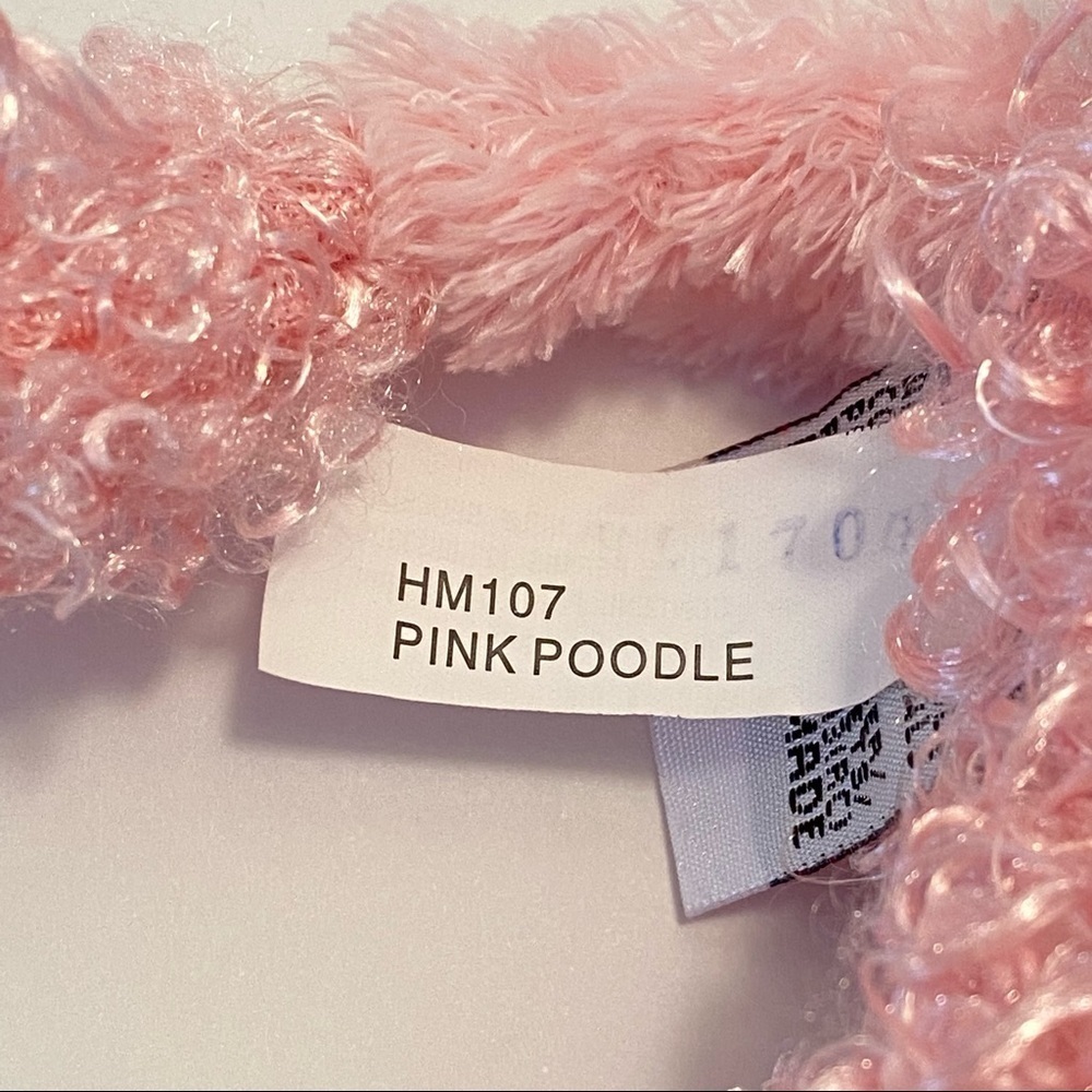 Ganz Webkinz Pink Poodle 9" Plush Stuffed Animal Toy Only No Code HM107 - Picture 10 of 10